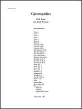Gymnopedies Concert Band sheet music cover